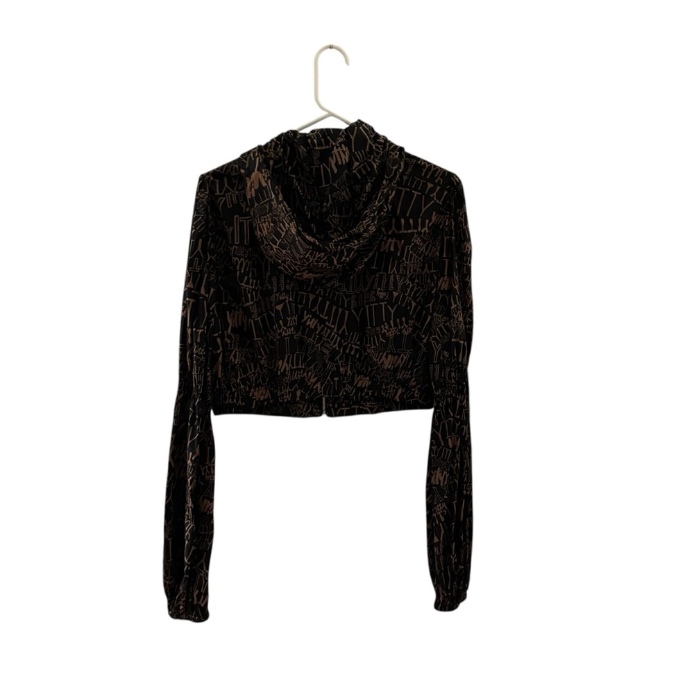 Yitty Black Patterned Cropped Blazer - image 2